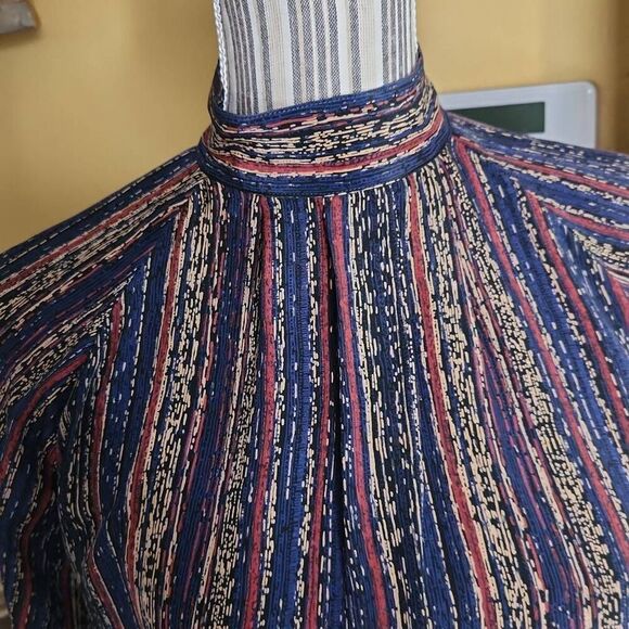 Vintage 80's Marc D'alcy paris 100% silk blouse women's size 12 - Picture 2 of 6